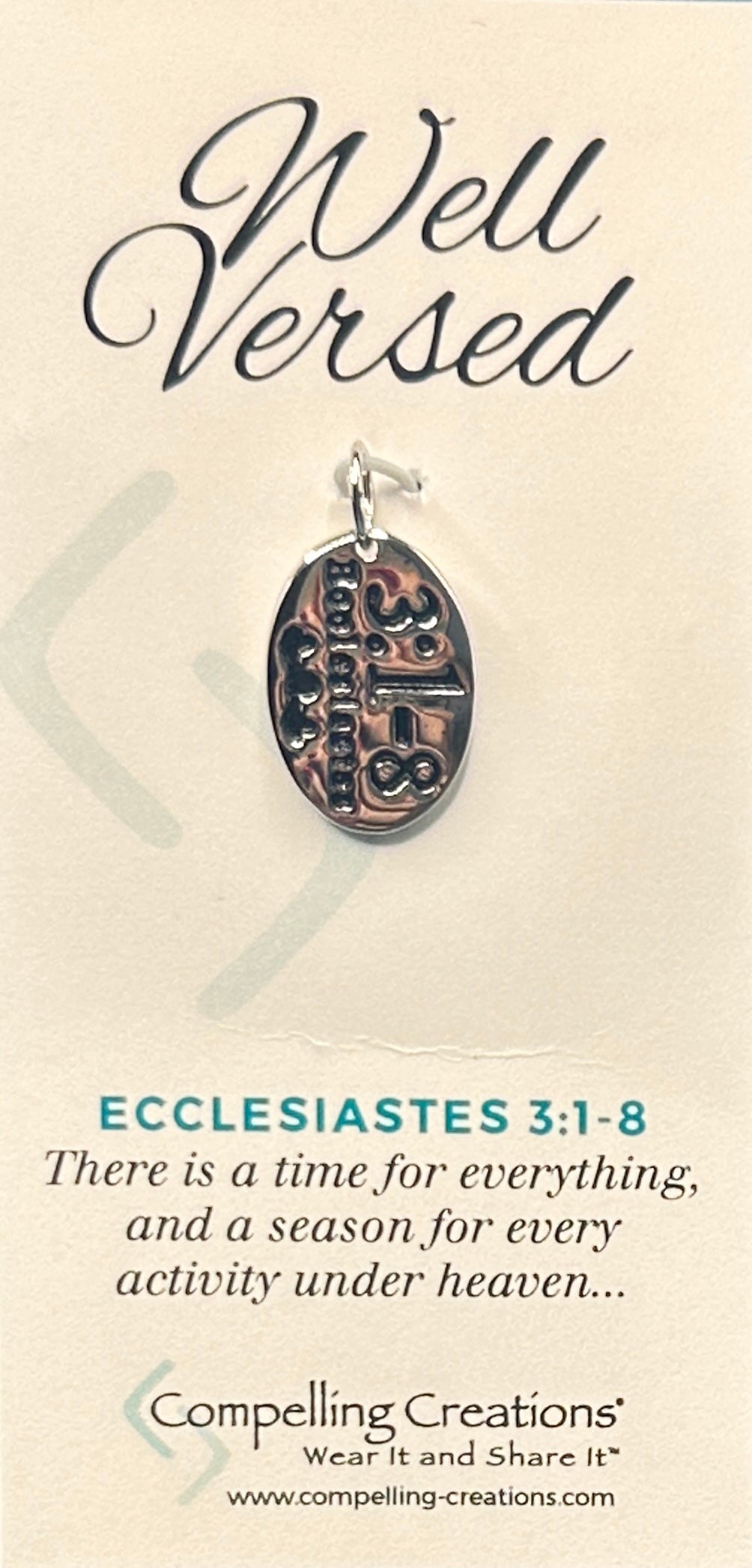 Charm - Ecclesiastes 3:1-8
