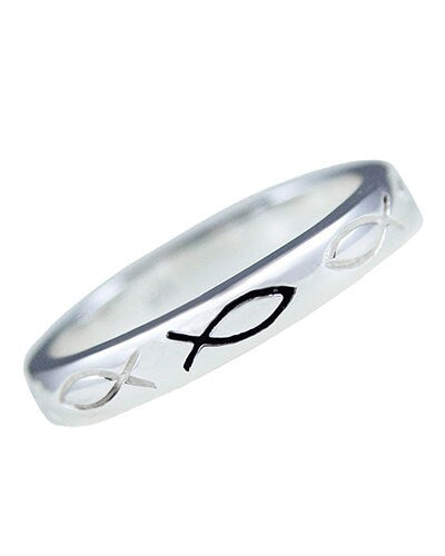 Ichthys ring - sterling silver ring (6)
