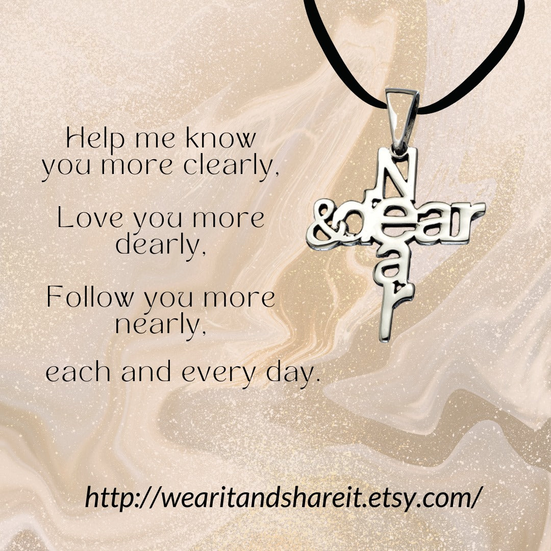 Near & Dear Cross Pendant - Sterling Silver