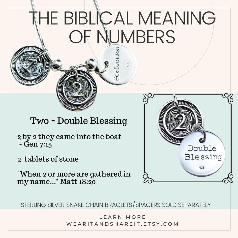 Charm - Number 2 Double Blessing