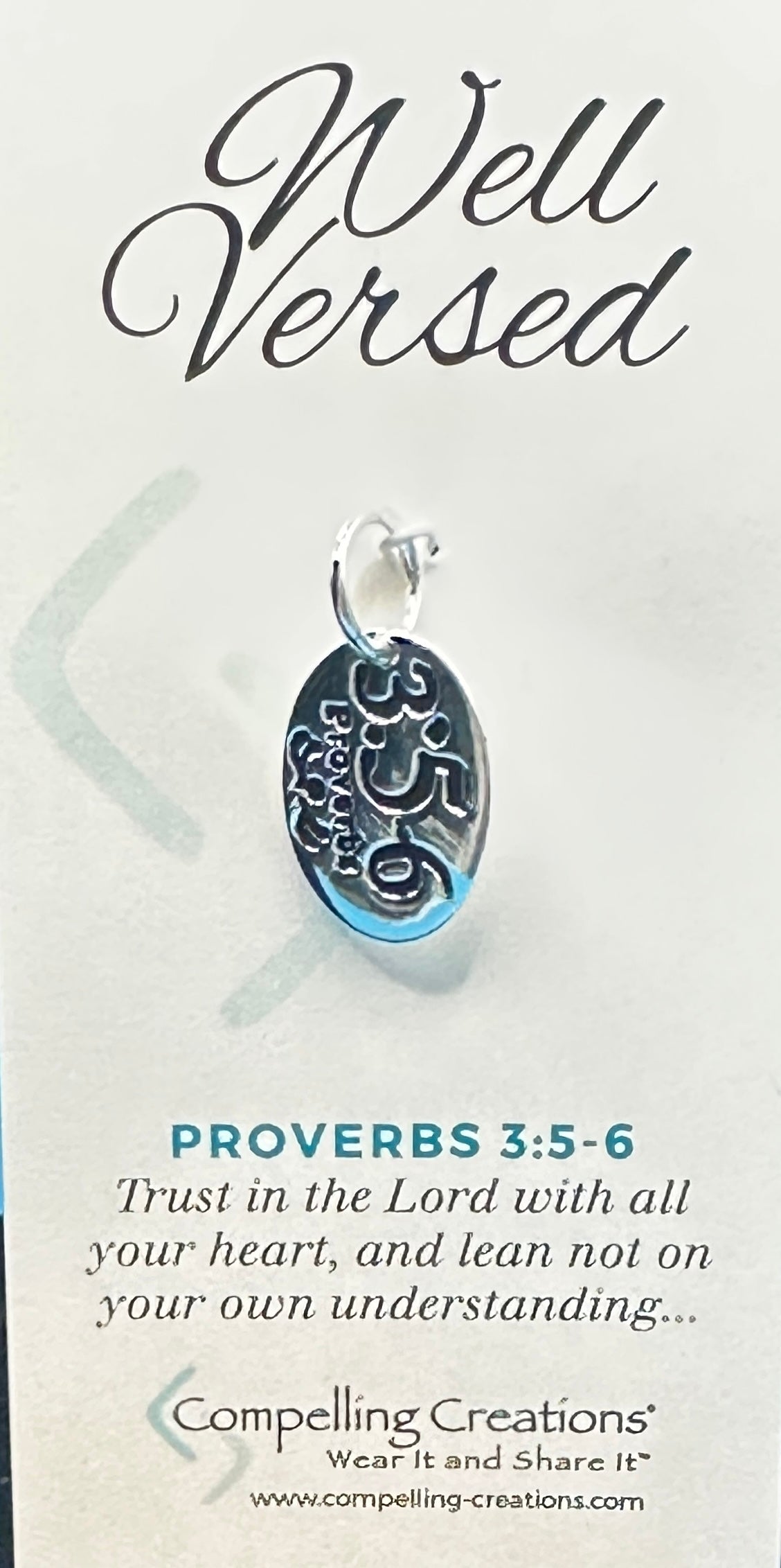 Charm - Scripture Proverbs 3:5-6