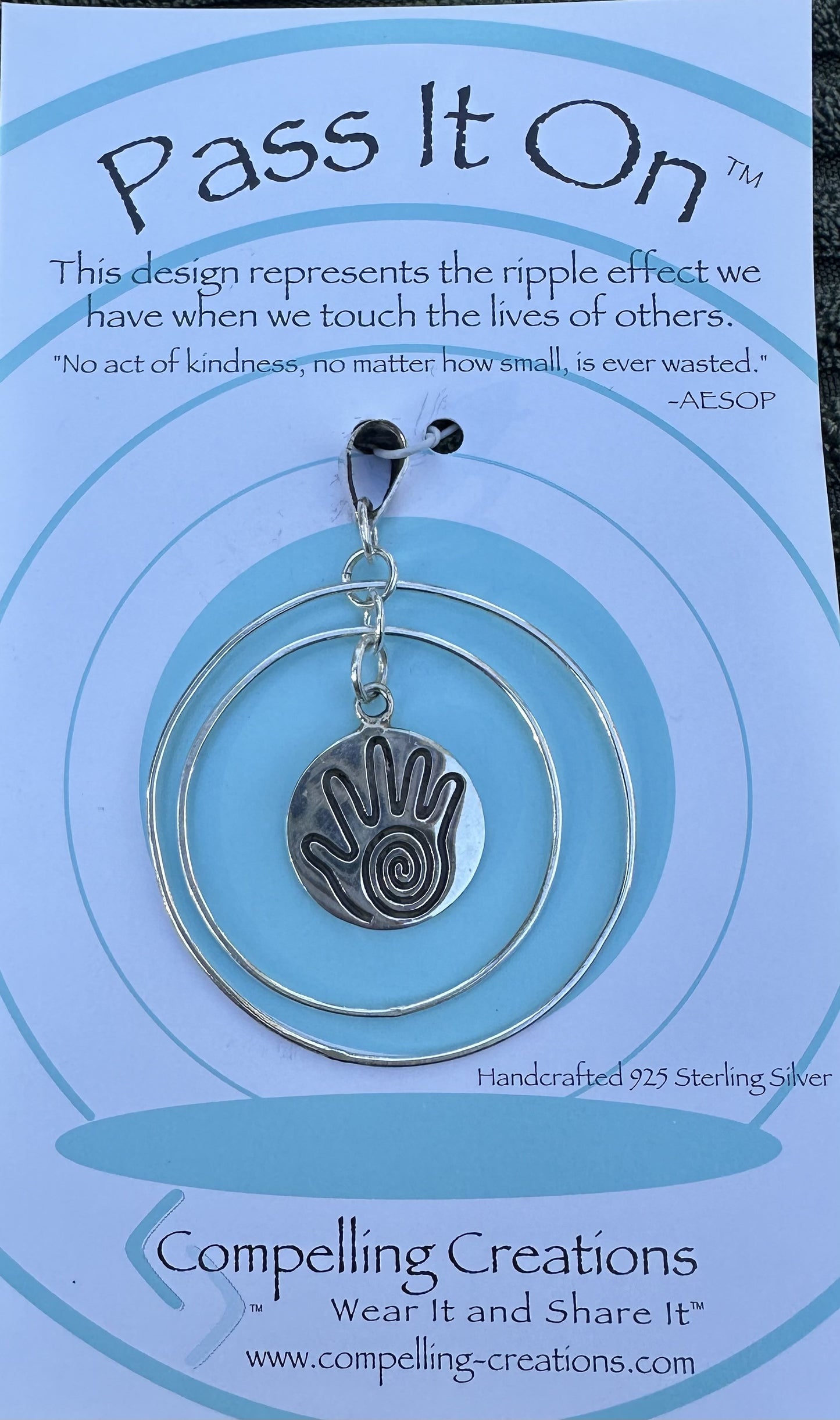 Pass It On - sterling silver