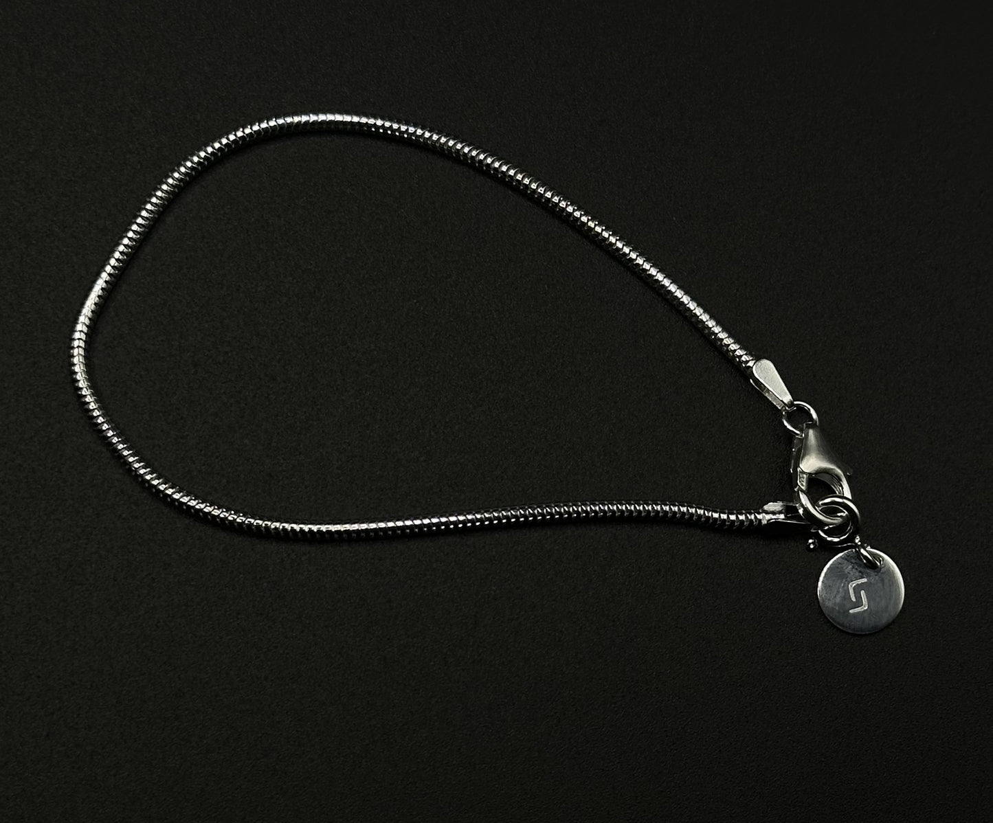 Snake Chain Bracelet 7" - sterling silver