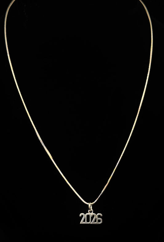 Sterling Silver 2026 Pendant