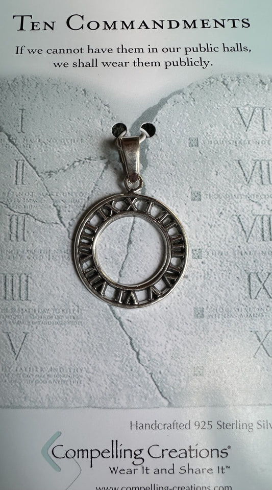 Ten Commandments Pendant