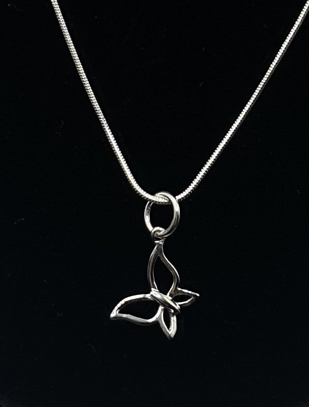 Butterfly Pendant (mini) - Sterling Silver