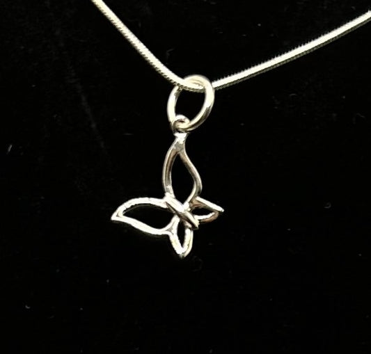 Butterfly Pendant (mini) - Sterling Silver